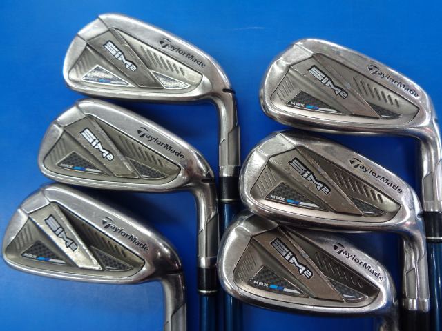 テーラーメイド SIM2 MAX アイアン 5本セット [MCI 50 フレックス：R