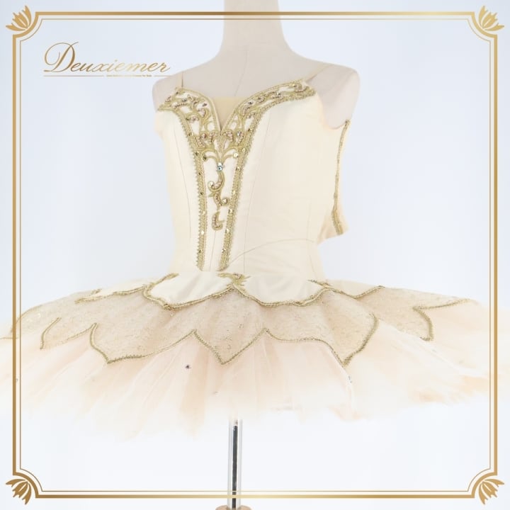 バレエ 衣装 チャコット Chacott チュチュ アイボリー コンクール