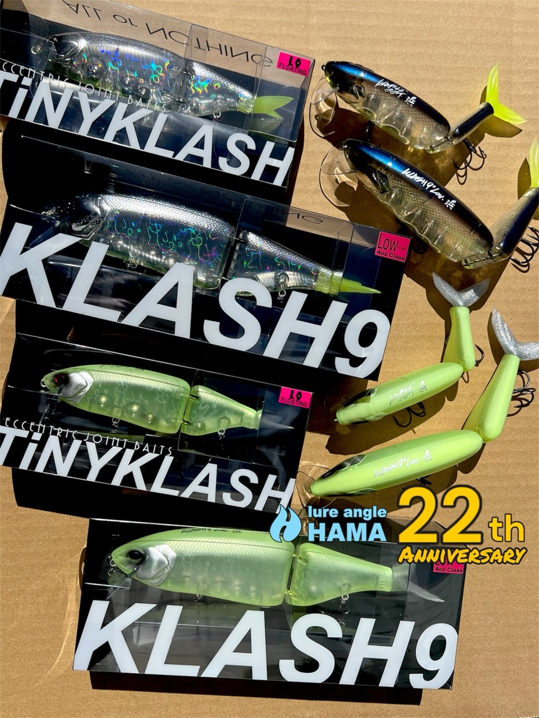 今夜PM9:00～HAMAオンライン販売開始 HAMA22周年記念カラー DRT TK、K9
